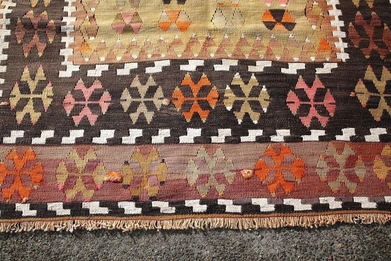 Old Corum Kilim 4.5ftx7.10ft