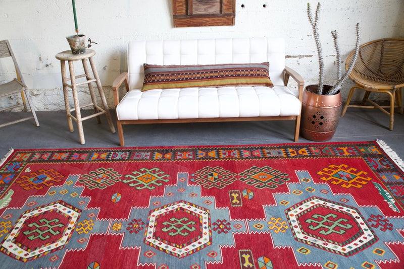 Old Kazak Kilim Rug