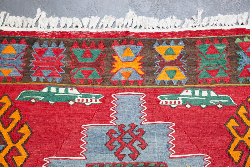 Old Kazak Kilim Rug