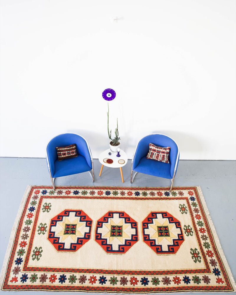 pile rug, Turkish rug, vintage rug, portland, rug shop, bright colors, wild shaman, soft rug, bold color, Portland, Oregon, rug store, rug shop, local shop, white rug