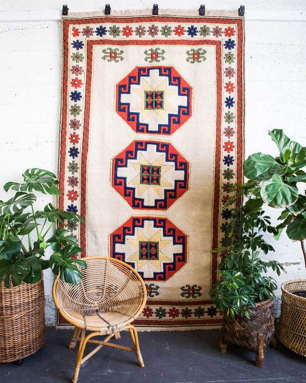 pile rug, Turkish rug, vintage rug, portland, rug shop, bright colors, wild shaman, soft rug, bold color, Portland, Oregon, rug store, rug shop, local shop, white rug