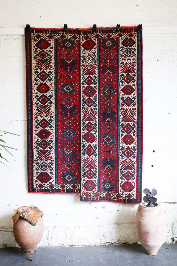 Semi-Antique Van Kilim Rug 5'x7'7"