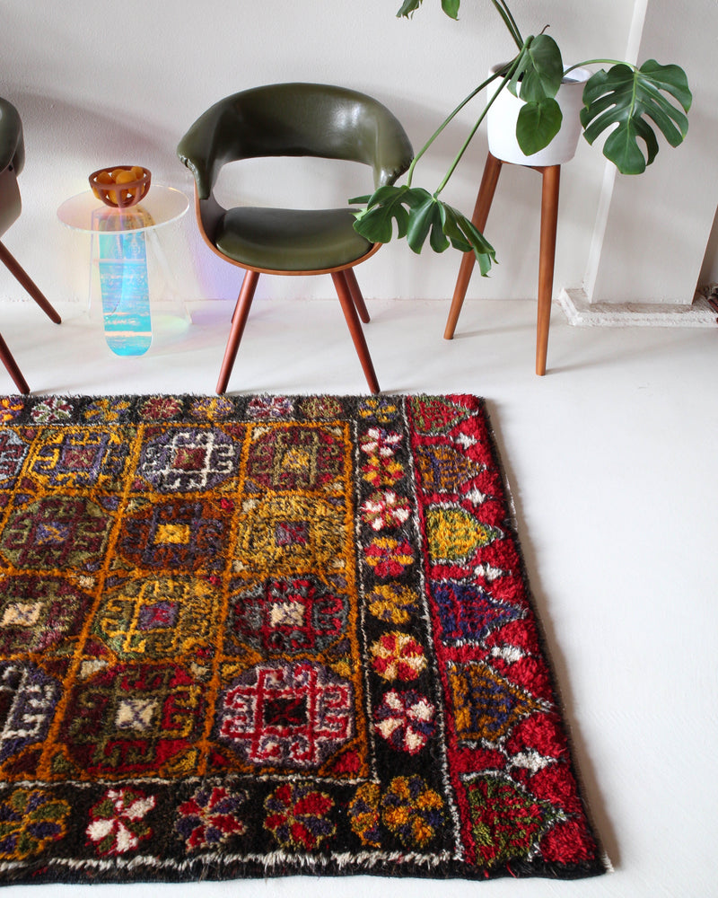 pile rug, Turkish rug, vintage rug, portland, rug shop, bright colors, wild shaman, soft rug, bold color, Portland, Oregon, rug store, rug shop, local shop, antique rug