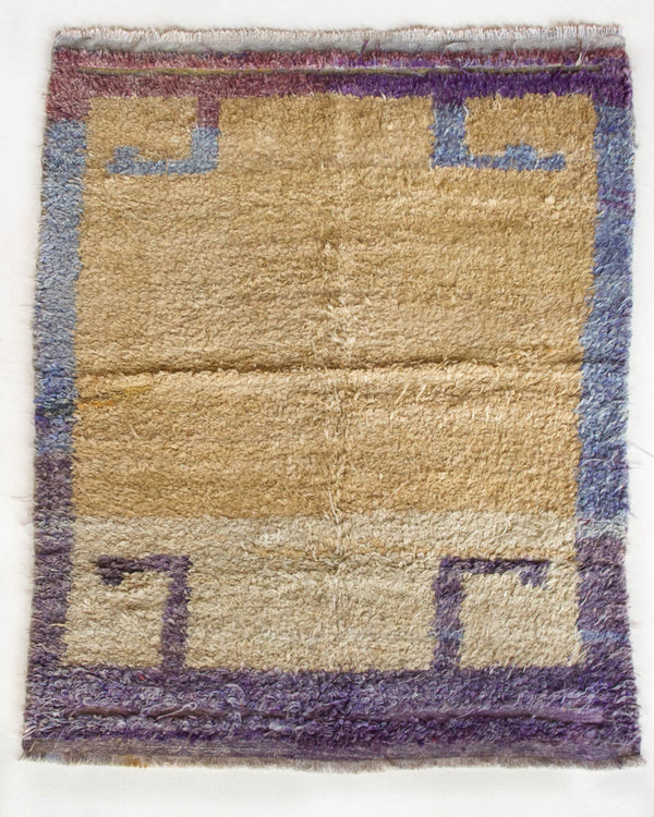 Vintage Turkish rug in living room setting, old rug, antique rug, pastel colors, faded colors, Turkish rug, vintage rug, soft rug, Portland, Oregon, rug store, rug shop, local shop