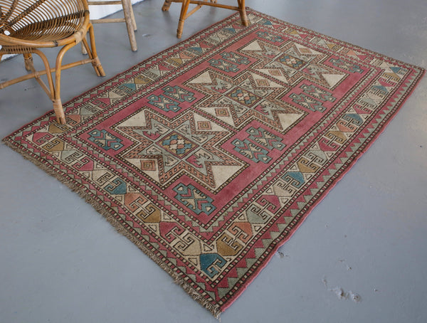 Old Kars Kazak Rug 3ftx6ft