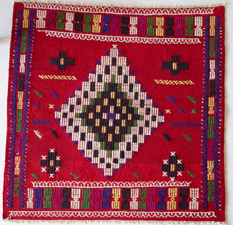 pile rug, Turkish rug, vintage rug, portland, rug shop, bright colors, wild shaman, area rug, red rug, mini rug, bold color, Portland, Oregon, rug store, rug shop, local shop, flat weave, kilim rug