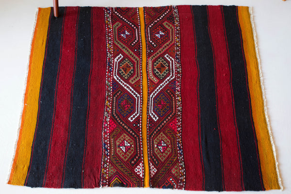 pile rug, Turkish rug, vintage rug, portland, rug shop, bright colors, wild shaman, area rug, red rug, mini rug, bold color, Portland, Oregon, rug store, rug shop, local shop, flat weave, kilim rug