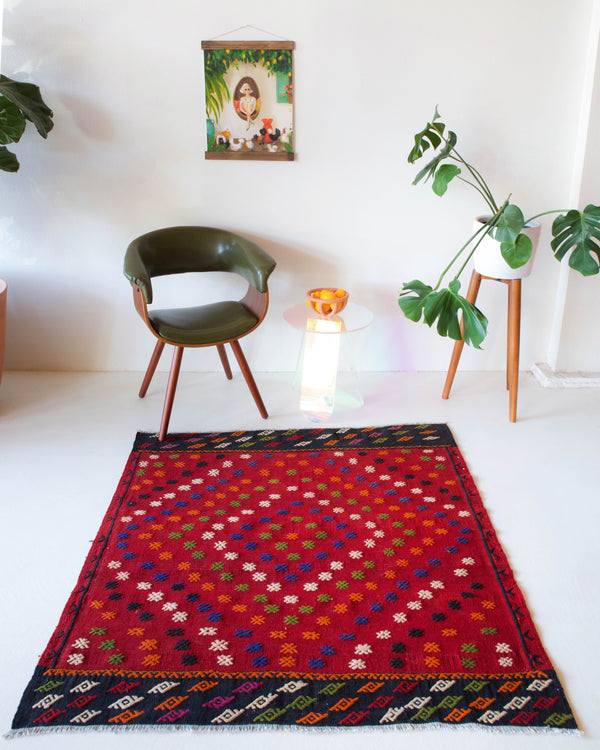 old rug, antique rug, earthy colors, faded colors, turkish rug, vintage rug, flat weave, mini rug, pile rug, Wild Shaman, Portland, Oregon, rug store, rug shop, local shop, kilim rug