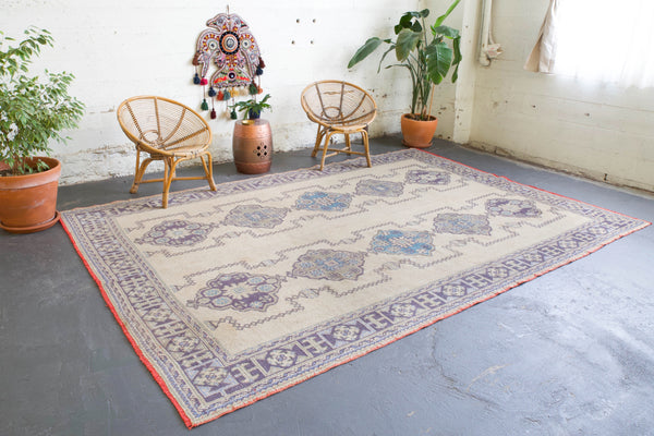 old rug, antique rug, earthy colors, faded colors, Turkish rug, vintage rug, flat weave, kilim rug, large area rug, square rug, Wild Shaman, Portland, Oregon, rug store, rug shop, local shop