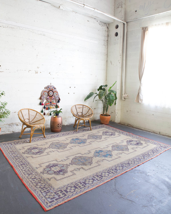 old rug, antique rug, earthy colors, faded colors, Turkish rug, vintage rug, flat weave, kilim rug, large area rug, square rug, Wild Shaman, Portland, Oregon, rug store, rug shop, local shop