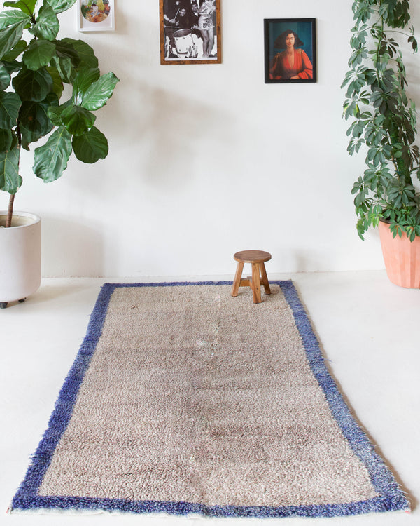 Vintage Turkish rug in a living room setting, pile rug, Turkish rug, vintage rug, portland, rug shop, bright colors, wild shaman, soft rug, bold color, Portland, Oregon, rug store, rug shop, local shop, shag rug, shaggy, plush 