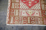 Vintage Faded Anatolian Kirsehir Rug 3.4ftx5.2ft