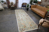 Vintage Faded Anatolian Runner Rug 3.6x11ft