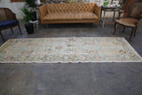 Vintage Faded Anatolian Runner Rug 3.6x11ft