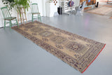 Vintage Konya Sille Turkish Runner Rug 4'4"x10'10"