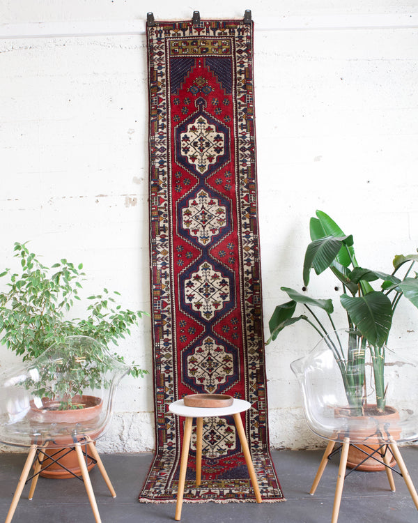 pile rug runner, Turkish rug, vintage rug, portland, rug shop, bright colors, wild shaman, runner rug, bold color, Portland, Oregon, rug store, rug shop, local shop, hallway runner, skinny runner