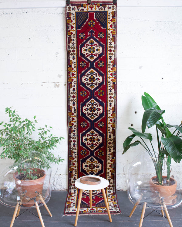 pile rug runner, Turkish rug, vintage rug, portland, rug shop, bright colors, wild shaman, runner rug, bold color, Portland, Oregon, rug store, rug shop, local shop, hallway runner, skinny runner