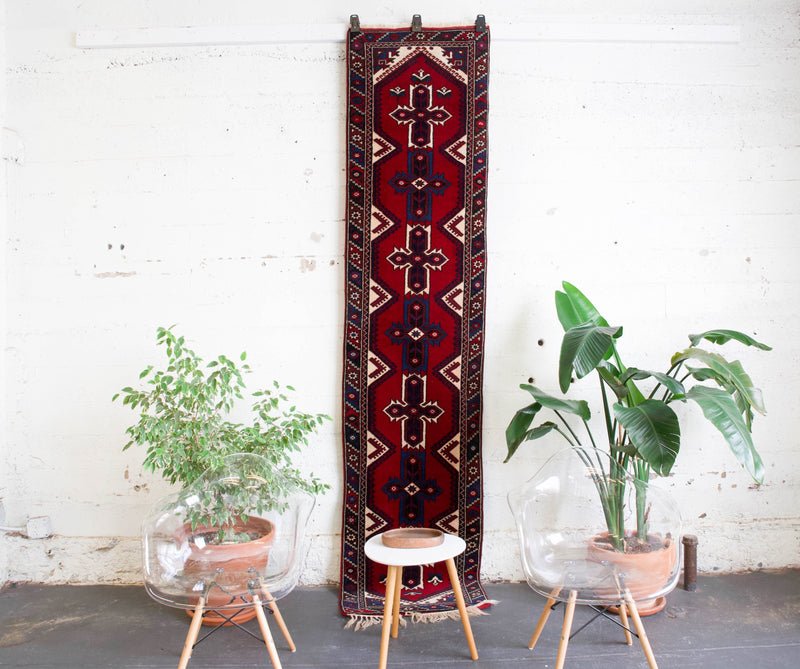 pile rug runner, Turkish rug, vintage rug, portland, rug shop, bright colors, wild shaman, runner rug, bold color, Portland, Oregon, rug store, rug shop, local shop, hallway runner, skinny runner