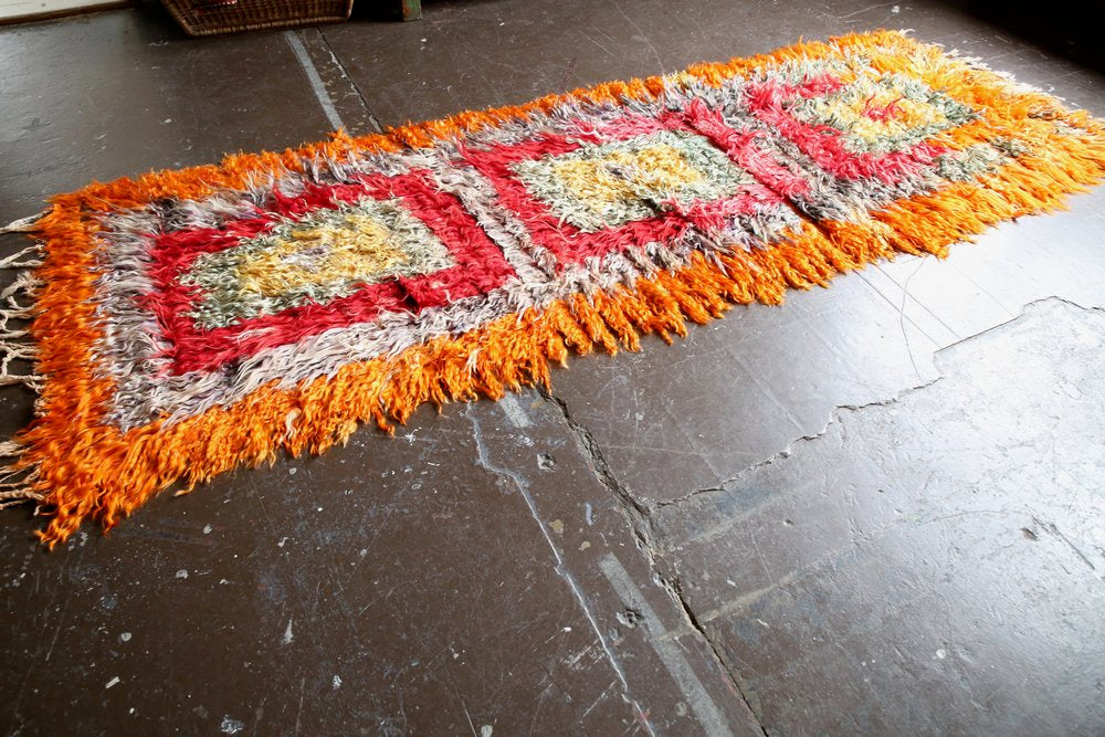 Angora Turkish Rug 27x63 in 67x108 popular cm Turkish Handmade Tulu Rug, VintageTulu rugs Traditional Tulu Anatolia Tulu Home Decor Floor tulu rug