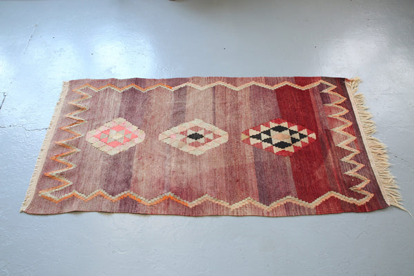 kilim runner, Turkish rug, vintage rug, portland, rug shop, bright colors, wild shaman, runner rug, bold color, Portland, Oregon, rug store, rug shop, local shop, hallway runner, skinny runner