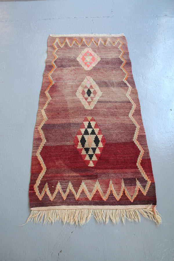 kilim runner, Turkish rug, vintage rug, portland, rug shop, bright colors, wild shaman, runner rug, bold color, Portland, Oregon, rug store, rug shop, local shop, hallway runner, skinny runner