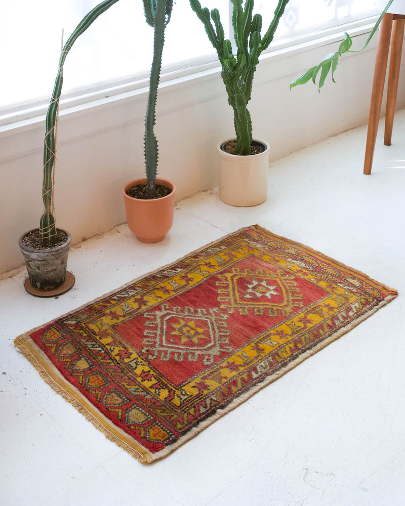 Vintage Mini Turkish Rug