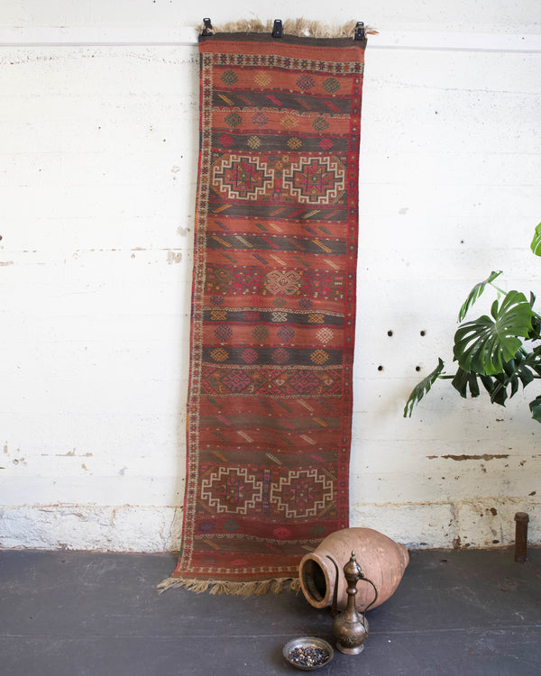 Turkish rug, vintage rug, flat weave, kilim rug, large area rug, square rug, Wild Shaman, Portland, Oregon, rug store, rug shop, local shop,  bright colors, area rug, red rug, bold color