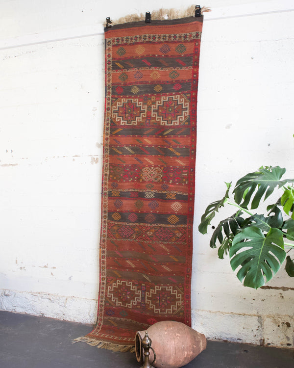 Turkish rug, vintage rug, flat weave, kilim rug, large area rug, square rug, Wild Shaman, Portland, Oregon, rug store, rug shop, local shop,  bright colors, area rug, red rug, bold color