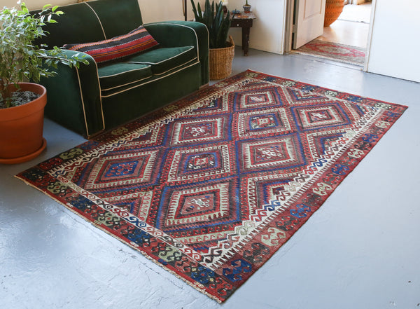 Old Fethiye Kilim 5.2ftx8ft