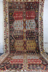 Semi- Antique Sivas Kilim Rug