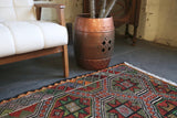 Vintage Anatolian Cicim Kilim 6.3ftx9.3ft