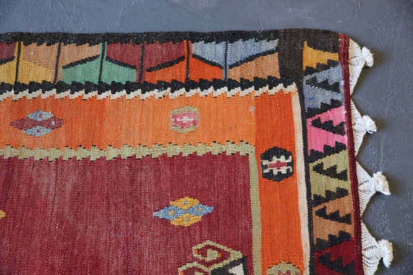 Vintage Sivas Sarkisla Kilim 6.10ftx13.4ft