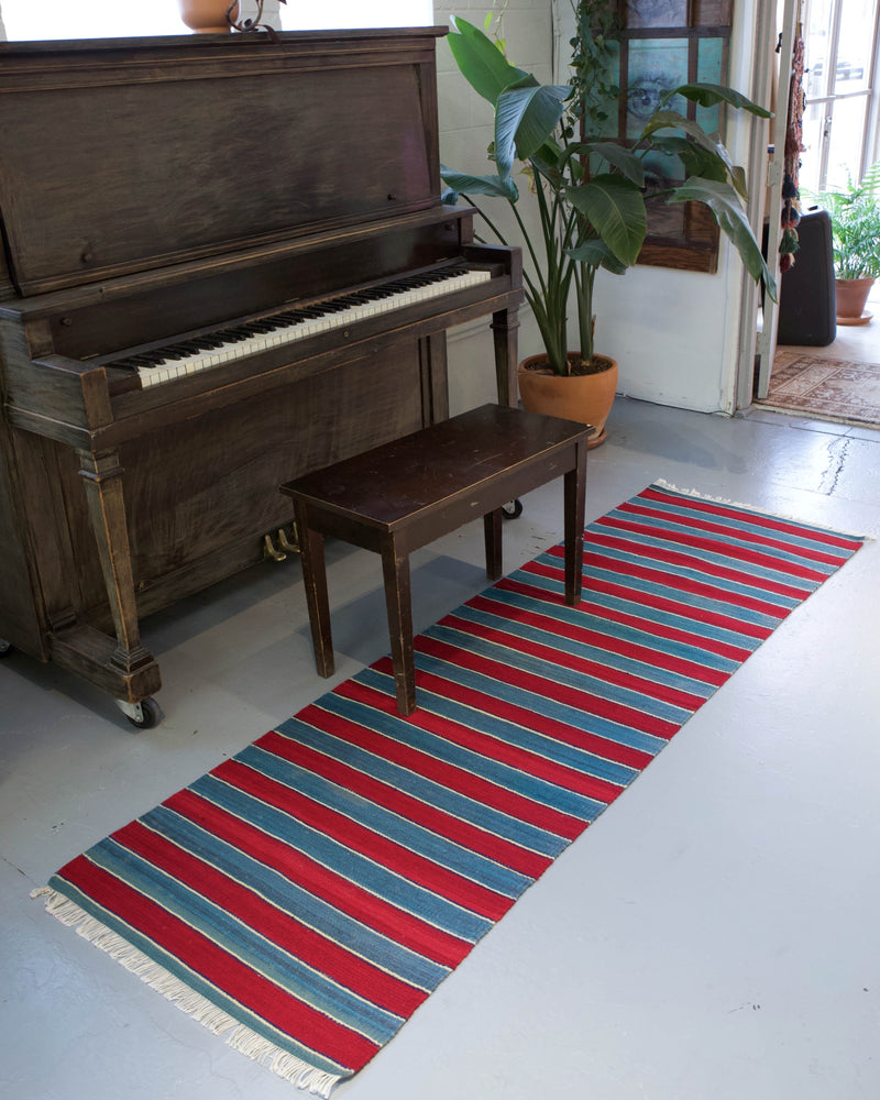 flat weave, hallway runner, runner rug, old rug, antique rug, earthy colors, faded colors, Turkish rug, vintage rug, soft rug, Portland, Oregon, rug store, rug shop, local shop