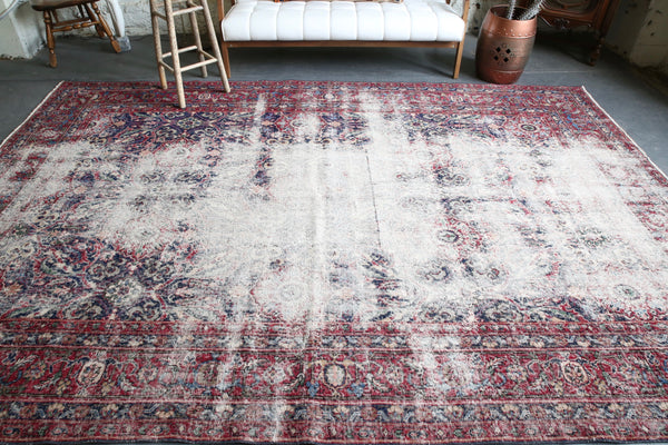 Old Demirci Oushak Rug 8ftx11.5ft