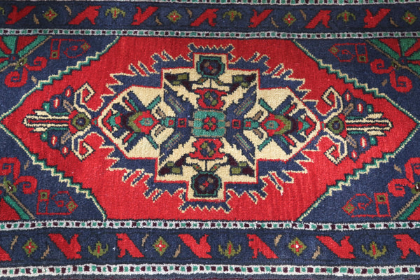 Vintage Mini Turkish Rug 1.9ftx3.9ft