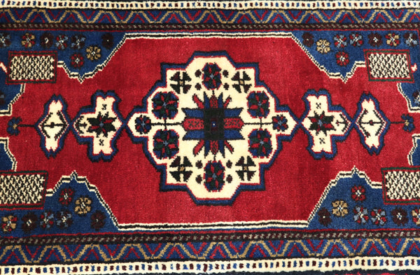 Vintage Mini Turkish Rug 21inx41in