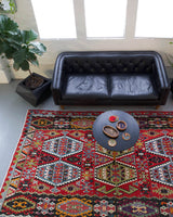 Vintage Turkish Oushak Esme Kilim Rug