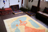 Vintage Nigde Kars Carpet 5.8ft x 7.4ft