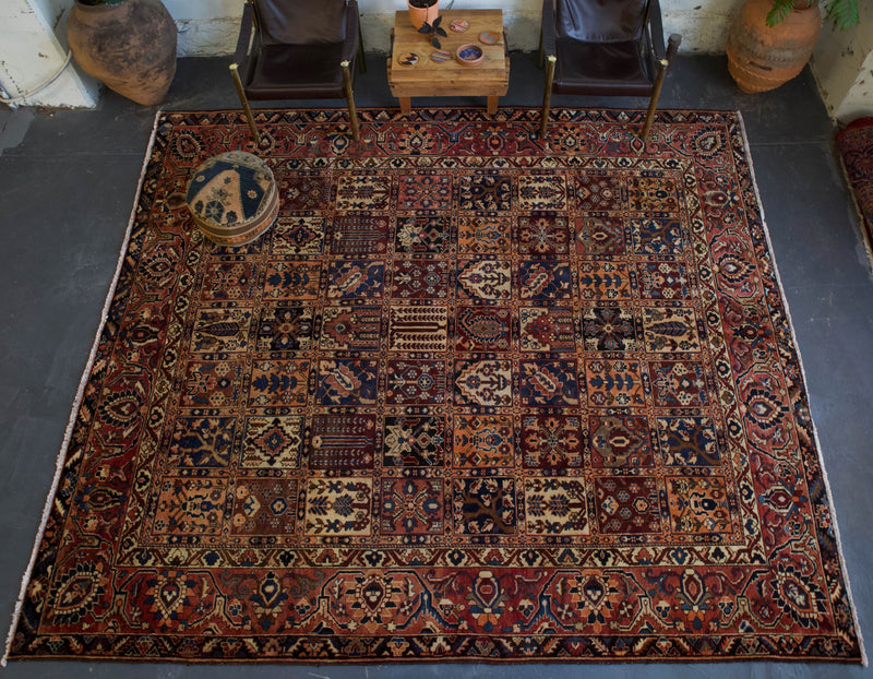 Old Persian Bakhtiari Rug