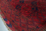 Antique Afghan Turkmen Rug 7' x 11'9"