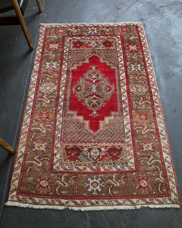 old rug, antique rug, earthy colors, faded colors, Turkish rug, vintage rug, soft rug, Portland, Oregon, rug store, rug shop, local shop, pile rug