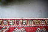 Vintage Faded Anatolian Turkish Runner Rug 3.4ftx9.9ft