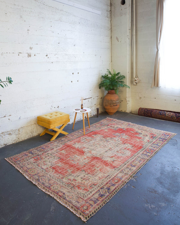 old rug, antique rug, earthy colors, faded colors, Turkish rug, vintage rug, worn out rug, distressed rug, Portland, Oregon, rug store, rug shop, local shop, pile rug