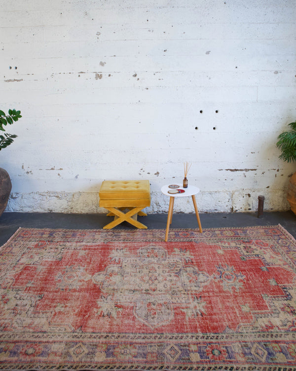 old rug, antique rug, earthy colors, faded colors, Turkish rug, vintage rug, worn out rug, distressed rug, Portland, Oregon, rug store, rug shop, local shop, pile rug