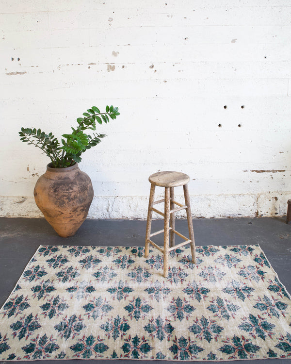 old rug, antique rug, earthy colors, faded colors, Turkish rug, vintage rug, worn out rug, distressed rug, Portland, Oregon, rug store, rug shop, local shop, pile rug