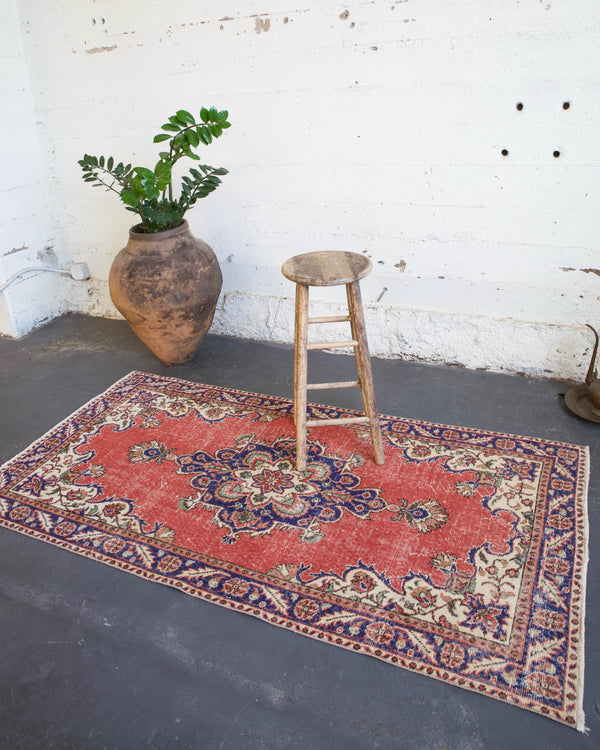 old rug, antique rug, earthy colors, faded colors, Turkish rug, vintage rug, worn out rug, distressed rug, Portland, Oregon, rug store, rug shop, local shop, pile rug