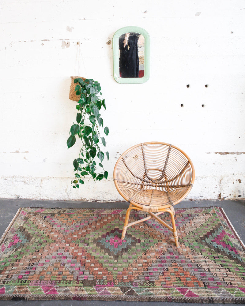 flat weave, hallway runner, runner rug, old rug, antique rug, earthy colors, faded colors, Turkish rug, vintage rug, soft rug, Portland, Oregon, rug store, rug shop, local shop