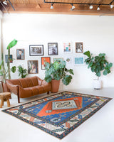 Area rug in a living room setting, pile rug, Turkish rug, custom rug, , new rug, modern rug, customizable rug, made to order rug, portland, rug shop, bright colors, wild shaman, soft rug, bold color, Portland, Oregon, rug store, rug shop, local shop, made in Turkey