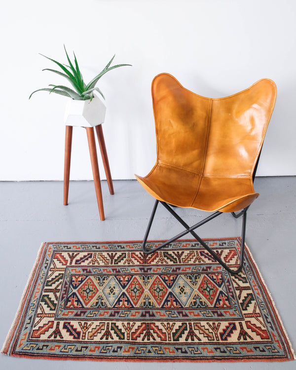 old rug, antique rug, earthy colors, faded colors, turkish rug, vintage rug, flat weave, mini rug, pile rug, Wild Shaman, Portland, Oregon, rug store, rug shop, local shop, kilim rug