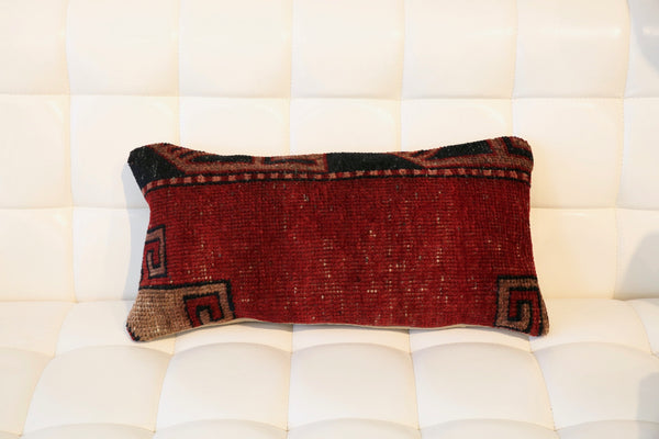 Lumbar Pile Rug Pillow 12inx24in